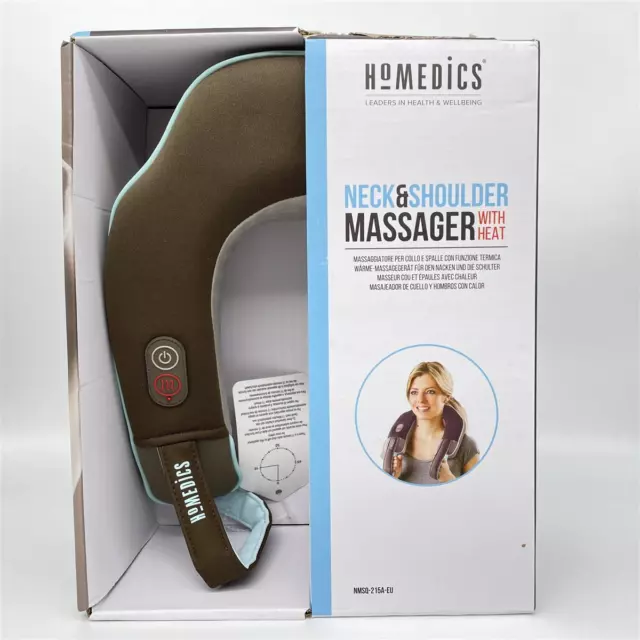 HoMedics Nacken- und Zervikalmassagegerät, tragbares elektrisches Massagegerät m