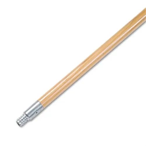 Boardwalk Metal Tip Threeeaded Hardwood Broom Handle