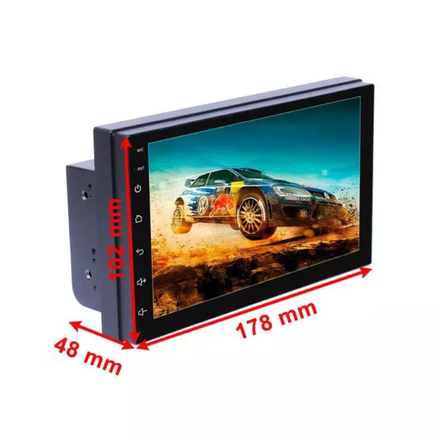 GPS Navigation USB 7'' Screen Car Android 8.1 Radio FM MP5 Player IOS/Android