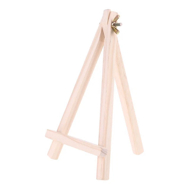 Mini Collapsible Easel Desktop Tripod Painting Display Stand 3.5x6 Inches