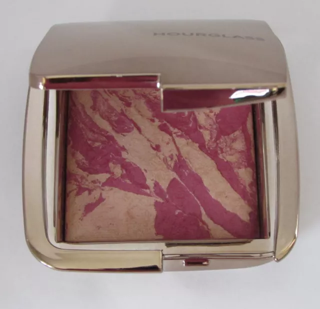 Hourglass Ambient Strobe Lighting Blush Iridescent Flash 4.2g Full Size Compact