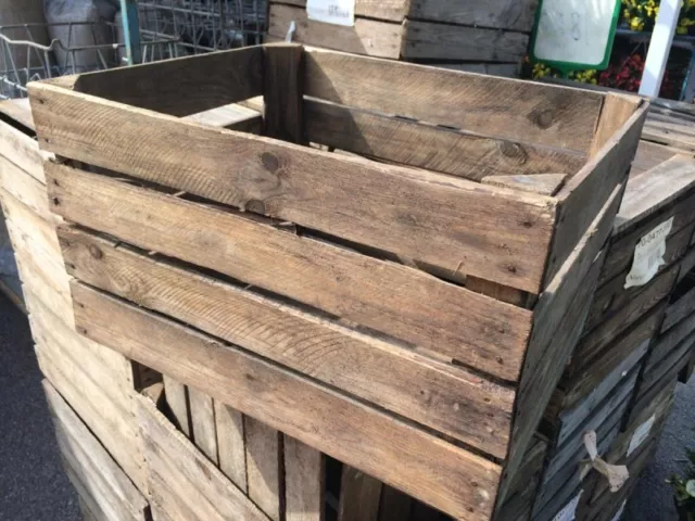 Wooden Apple Crates, ideal storage boxes / display . 2