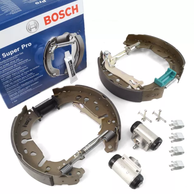 BOSCH Bremsbackensatz Trommelbremse für OPEL Adam M13 Corsa D S07 + Van