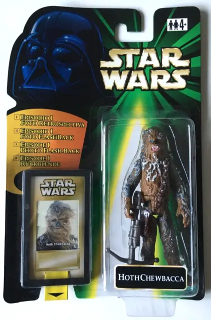 Star Wars # Power Of The Force # Chewbacca Hoth # Flashback # Moc Ovp Neu
