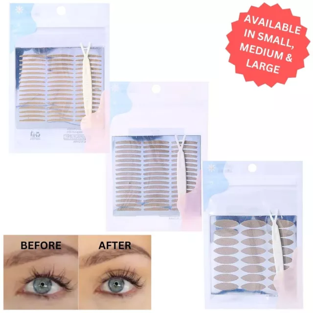 Eyelid Lift Tape Strips Magic Anti Ageing Invisible Double Adhesive Strip UK