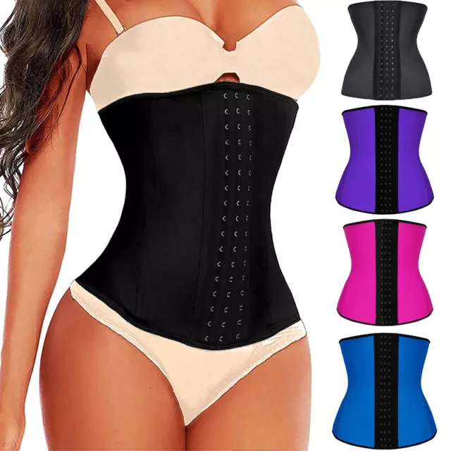 Fajas Reductoras Colombianas Long Torso Latex Waist Trainer Body Shaper Corset