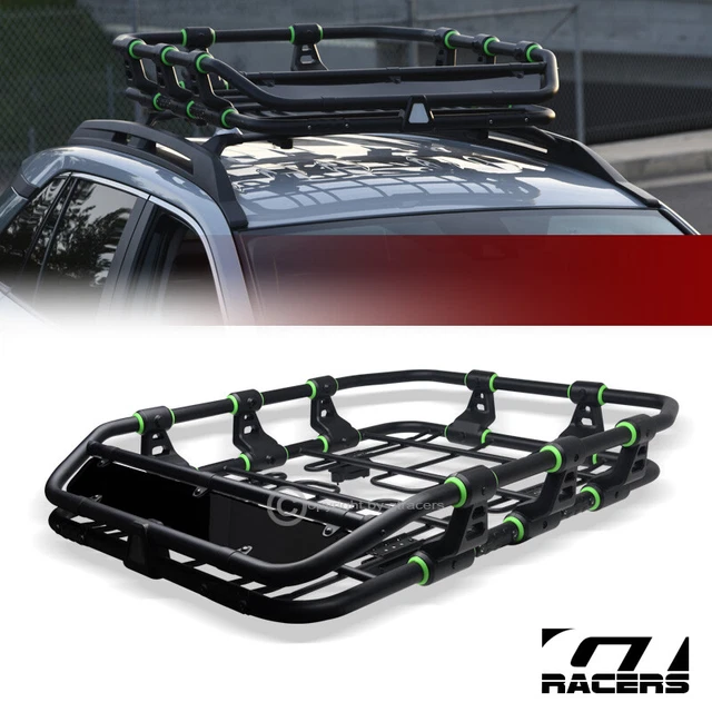 MODULAR HD STEEL Roof Rack Basket Travel Storage Carrier w/Fairing