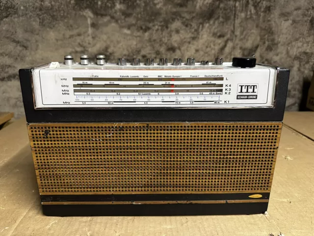 ITT Touring 103  Kofferradio Radio 📻 Transistor Radio Teileträger Defekt