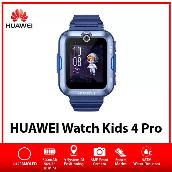 HUAWEI WATCH KIDS 4 Pro 1.41 AMOLED Bluetooth 5ATM Android iOS Smartwatch -  Blue $290.00 - PicClick AU