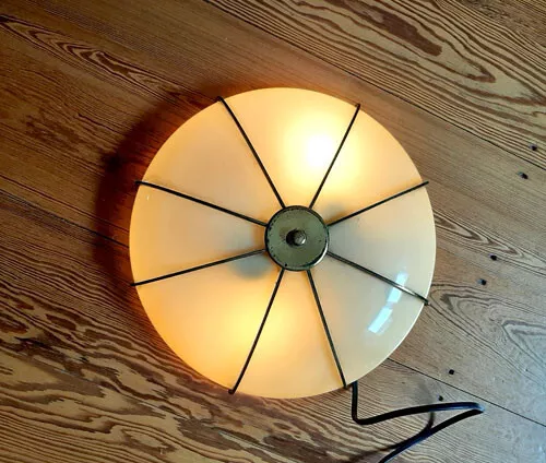 Deckenlampe Plafoniere Lampe lamp Mid Century 50er Jahre