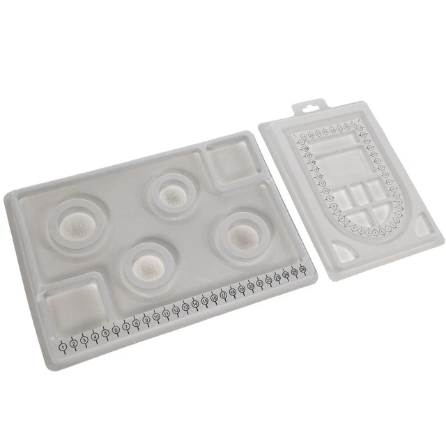 2 piezas tablero de diseño de perlas, collar de diseño de perlas, tablero de perlas para el