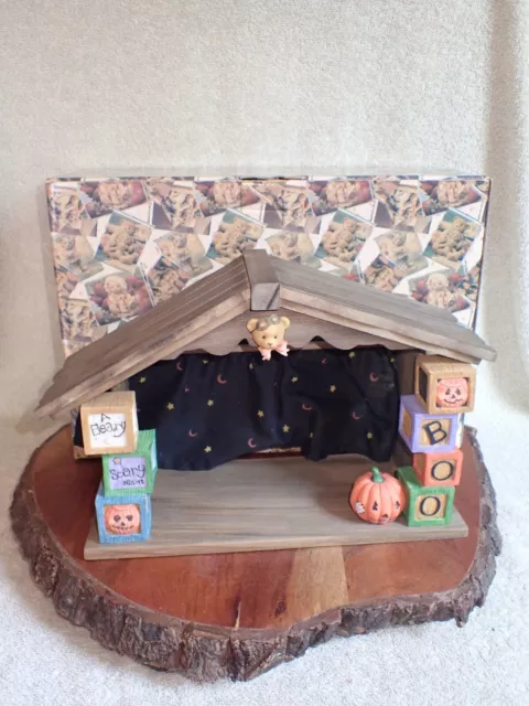 Cherished Teddies Beary Scary Halloween House Display w/ Box 2