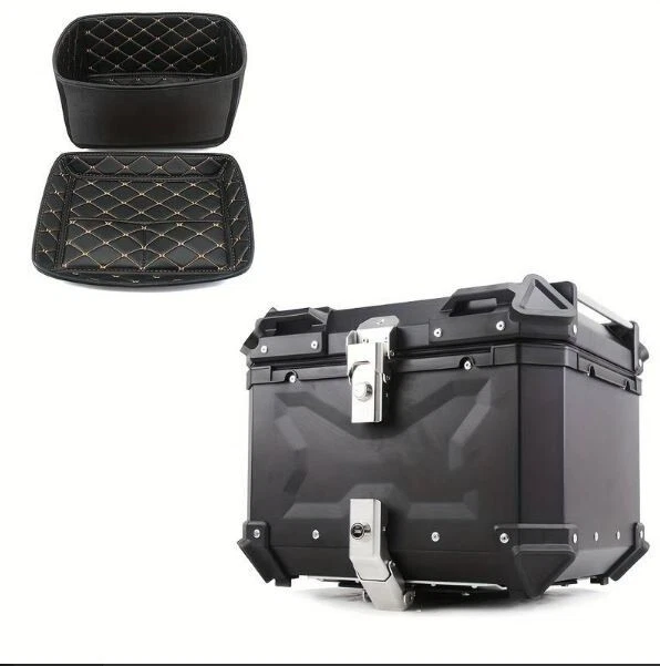 Bauletto Moto Alluminio 45L VEVOR Argento - Valigia Casco 45L