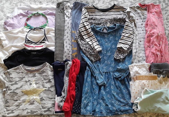 Pacchetto di abiti per ragazze età 6-7 Tu H&M Next Primark ecc.