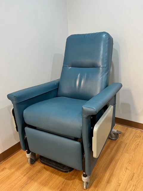 Champion Series 54 Manual Recliner/Transporter Chair, Blue, 10 Available