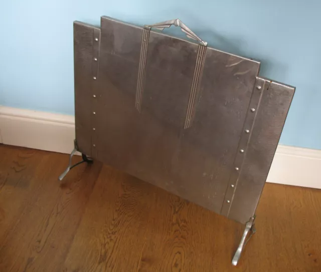 Vintage Art Deco Style Metal Fire Screen/Fireguard