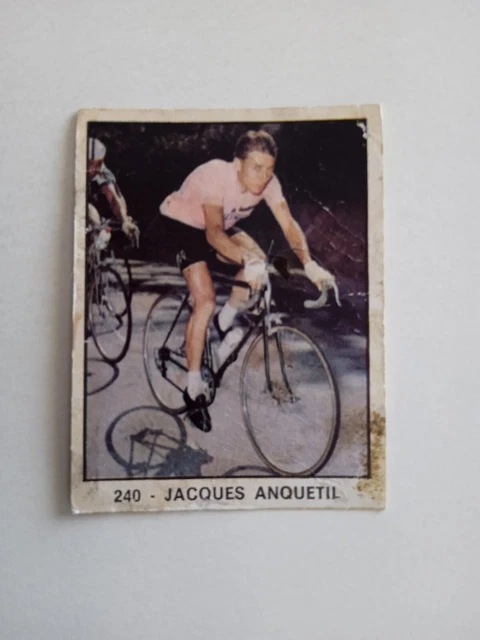 Figurine Panini Campioni Dello Sport 1967/68 N°251 - Jacques Anquetil, Cyclisme