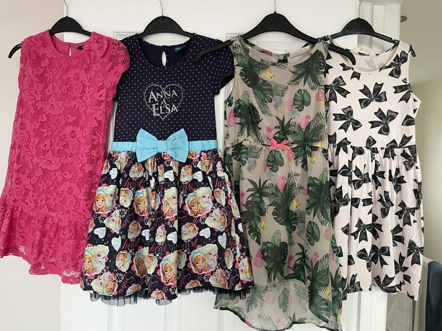 Disney Frozen!! Girls Age 6-7 Years dress Bundle Beautiful Summer Occasion Party