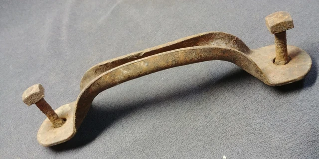 3 Large Antique Barn Door Gate Pull Handle Hardware Thumb Latch Industrial 10" 10