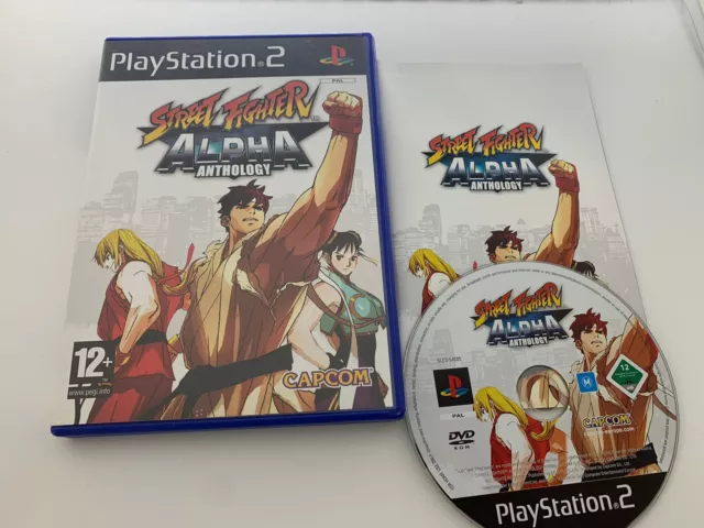 Street Fighter: Alpha Anthology - Ps2 PlayStation 2 Game Complete With Manual