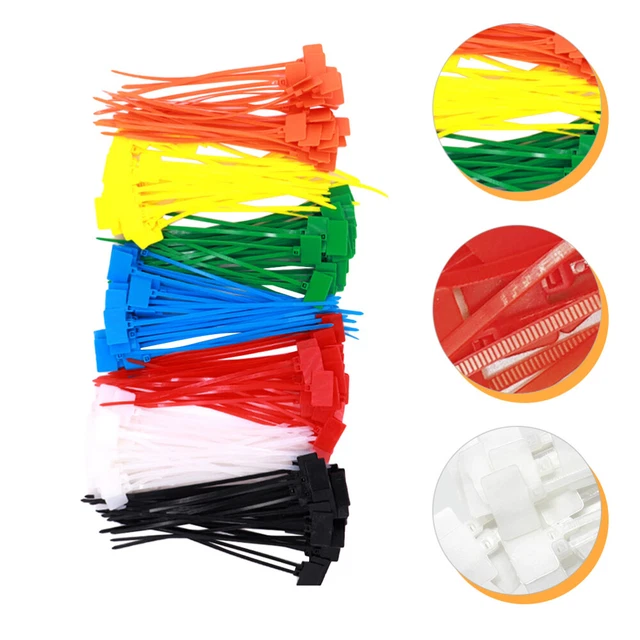 500 Pcs reusable cord organizer Fastening Cable Label Ties Wire Tags