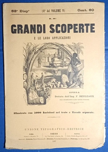CANNA DA ZUCCHERO da LE GRANDI SCOPERTE-RIVISTA N.53 DEL 1887-12022