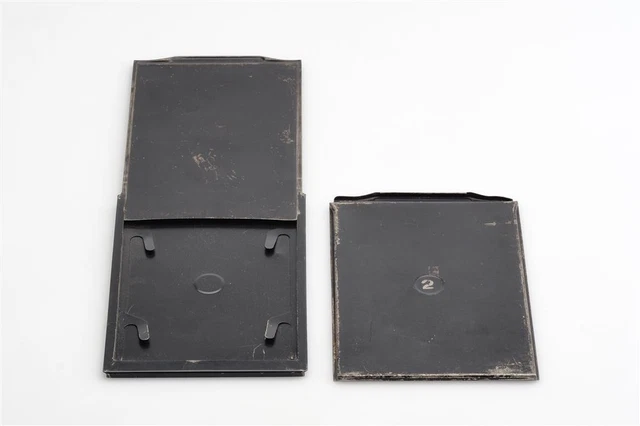 2x Metal Film Holder 3 7/8x5 3/8in Sheet-Film (1695486806)