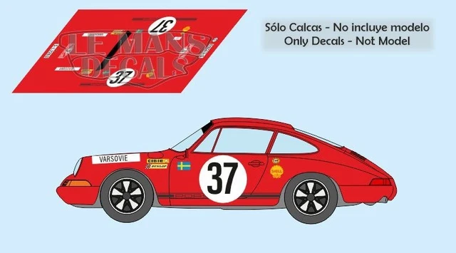 Decalcomanie Porsche 908/03 Targa Florio 1971 7 1:32 1:43 1 - Foto 2