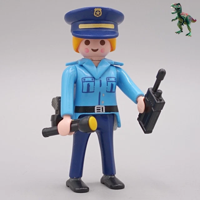 Figurine Playmobil Policier Vintage - Très Bon état Pour Collection Ou Jeu