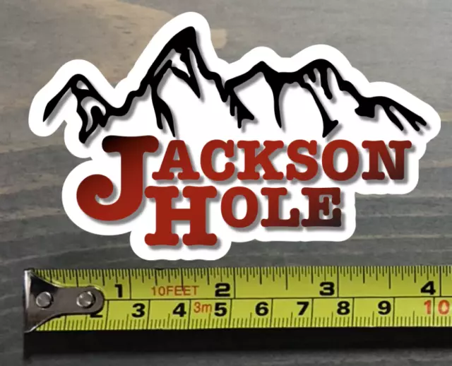 Jackson Hole Sticker Decal Ski Snowboard Wyoming Grand Teton National Park 2 PO