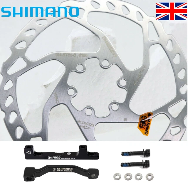 SHIMANO DEORE SLX SMRT66 Disc Brake Rotor Bike Caliper 6 Bolt 160mm