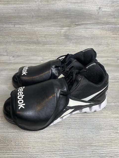 UMPIRE PLATE SHOES REEBOK ZIG MAGISTRATE MID BLACK WHITE Sz 8.5