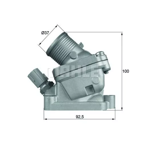 Thermostat, Kühlmittel BEHR TH 36 90D für VOLVO