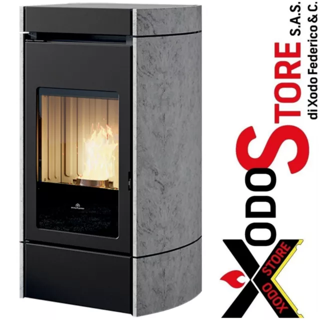 Stufa a pellet EDILKAMIN LENA 8 kW - LENA PLUS 9 kW - invia mail per sconto