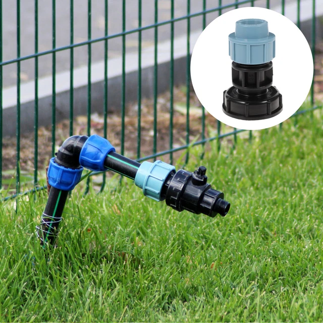 Adattatore Per Barile IBC Da 3/4 Di Pollice | Connettore Per Tubo Da Giardino Con Attacco In Ottone | Raccordo Da 60 Mm A 16 Mm