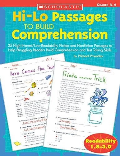HI LO PASSAGES TO Build Reading Comprehension Skills Grades 3 4 Hi Lo 