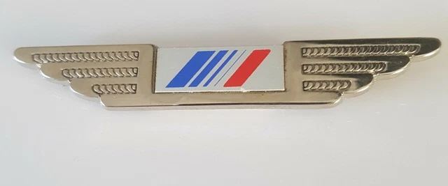 Broche Pin "Wings Crew" Aviation - Vintage Air France Concorde - Marque Coinderoux Paris