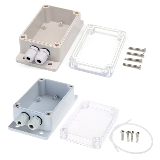 Electrical Boxes Hinged Outdoor Universal Project Enclosure Clear Cover 3