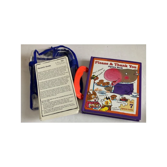 Pre-Owned Baby Einstein Flash Cards and Puzzel Book