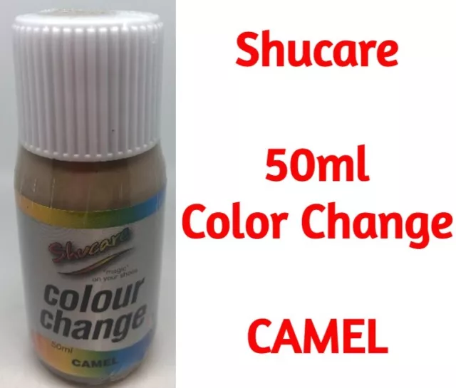 CAMEL SHOE PAINT + Included Brush Colour Change Leather & Synthetic Shoe