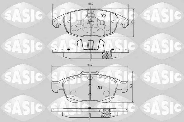 Jeu De 4 Plaquettes De Frein Avant Citroën C4 Grand Picasso I 1.6 Hdi,1.8 I 16V