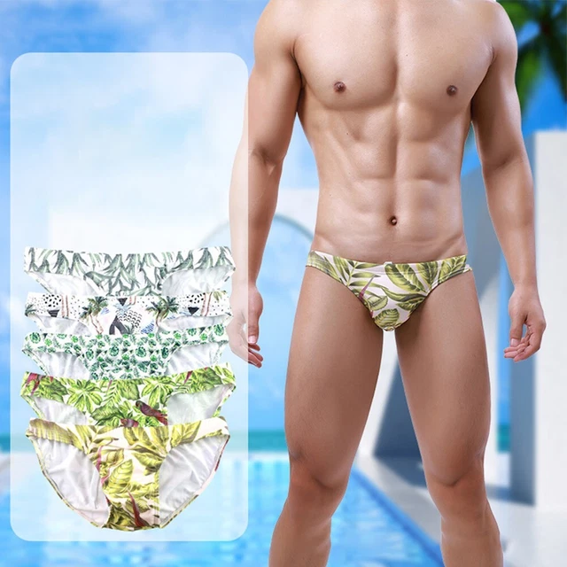 Slip da nuoto da uomo sportivi ed eleganti abiti da spiaggia bassi per l'uomo mo