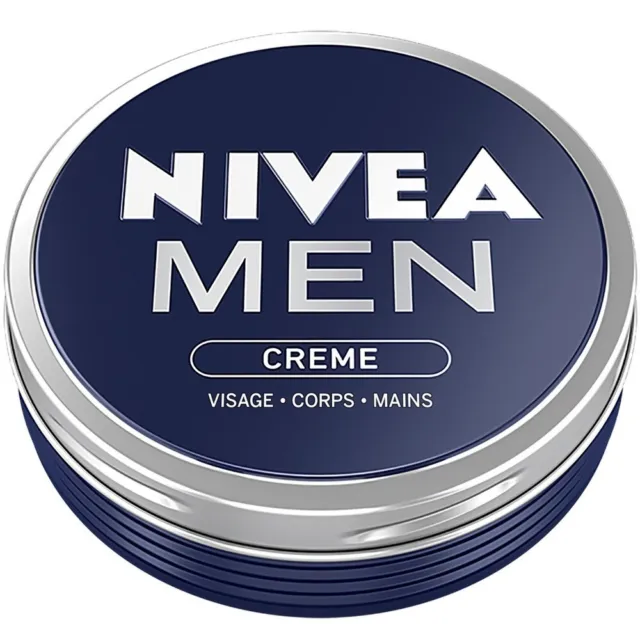 Lot de 2 NIVEA Men Crème hydratante homme (150ml x 2) visage, corps, main