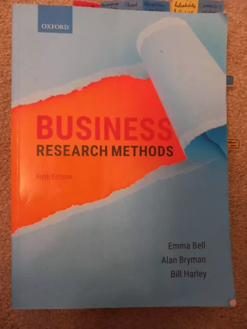 Business Research Methods by Alan Bryman, Emma Bell, Bill Harley (Paperback,...