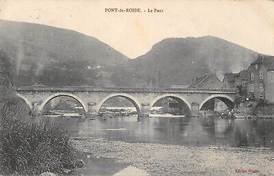 Cpa 25 Pont De Roide Le Pont