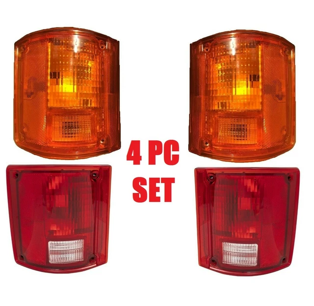 Monaco Monarch 2004 2005 Rear Turn Signal Lights Tail Lamps 4Pc Set Rv