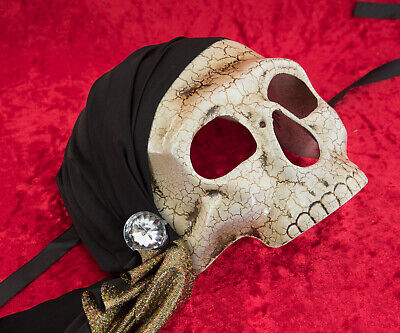 Pirate With Bandana - Skull - Mask Venice Tête De Death - 1577 V20 3