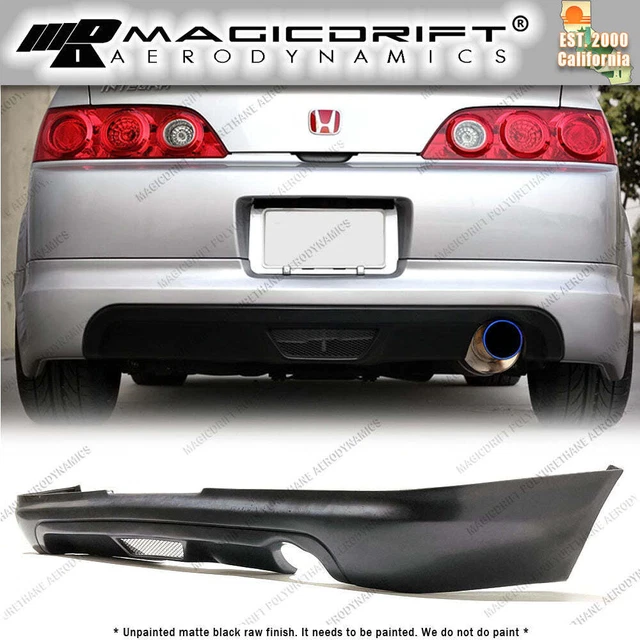 For 02-04 Acura RSX DC5 JDM MU Style Rear Bumper Lower Lip Kit Diffuser