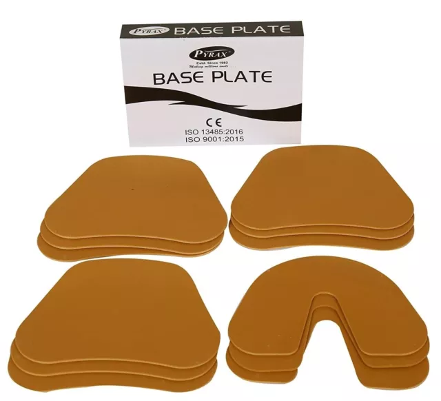 PYRAX Lab Shellac Base Plates Pack Brown Bite For Dental Purpose (Free Shipping)