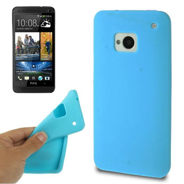 Étui de Portable pour Téléphone HTC Un M7 en Silicone Pare-Chocs Coque Arrière